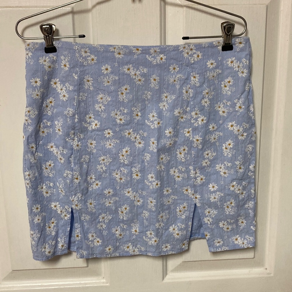 Floral Blue Skirt